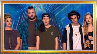 RISTO y EVA dan un PASE de ORO al POLIAMOR y al FEMINISMO  Audiciones 8  Got Talent España 2019 [upl. by Annait]