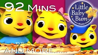 Three Little Kittens  90min of LittleBabyBum  Nursery Rhymes for Babies ABCs and 123s [upl. by Turtle]