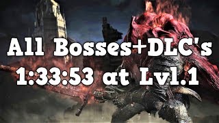 SL1 All BossesDLC Speedrun 13353  Dark Souls 3 [upl. by Namas]