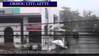 Typhoon Yolanda in Ormoc City [upl. by Antrim448]