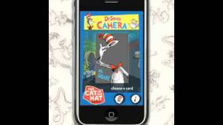 quotDr Seuss Camera  The Cat in the Hat Editionquot iPhone App Demo [upl. by Esta]