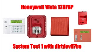 Honeywell Vista 128FBP System Test 1 with dirtdevil7bo [upl. by Erda]