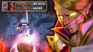 Invoker gameplay  737d patch dota2 [upl. by Bluhm710]