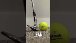 How Shaft Lean Affects Impact short shorts golf [upl. by Arline]