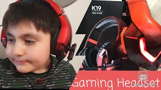 UNBOXING  REVIEW  NEEDONE K19  Budget Gaming Headset with LED Lights [upl. by Aneehsat]