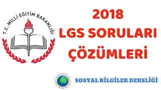 LGS 2018 SORULARI ÇÖZÜMLERİ [upl. by Brennan]