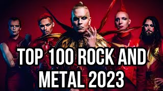 TOP 100 ROCK amp METAL 2023 [upl. by Onibla]