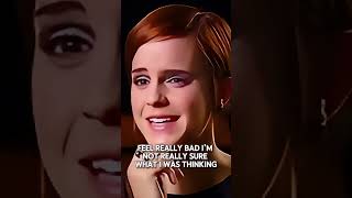 Emma Watson PUNCHING Tom Feltonemmawatson harrypotter women hollywood actor [upl. by Ronile]