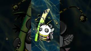 Panbachimon el Digimon Panda Olvidado digimon short shorts [upl. by Lyred739]