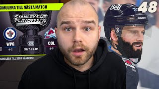 NHL 24 Be A Pro 48  SLUTSPEL VS COLORADO ANDRA RUNDAN [upl. by Wattenberg]