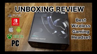 EPOS H3PRO HYBRID WIRELESS GAMING HEADSET  AUDIO TEST  UNBOXING REVIEW [upl. by Llahsram]