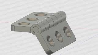 Fusion 360 Hinge Test [upl. by Sikes855]