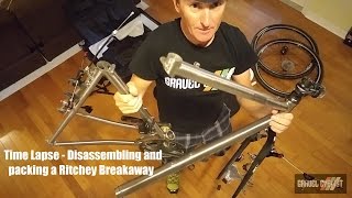 Disassembling and packing a Ritchey Breakaway Gravel Bike for Travel  Time Lapse [upl. by Churchill907]