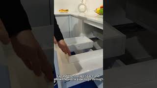 custom kitchen cabinetry  U shaped drawer system for sink cabinet [upl. by Gide171]