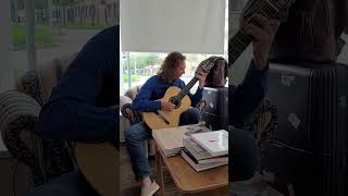 CLASSICAL GUITAR ROCKS  Dimitri Illarionov  one fine afternoon  Siccas Guitars  shorts [upl. by Aihsenet]