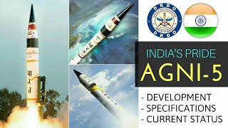 Agni 5 Missile  All Updates About Agni 5 Missile  DRDO AgniV Current Status Hindi [upl. by Gaidano]