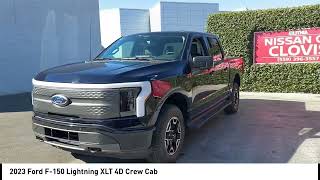 2023 Ford F150 Lightning Antimatter Blue Metallic Medium Dark Slate wHD PoliceGrade Cloth 40Con [upl. by Beckie162]