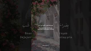 Bi saraha  speed up lirik terjemahan arabicsong bisaraha laguarabromantis music lyrics [upl. by Dagna]