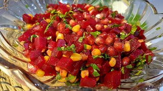 Beetroot Salad Recipe  How To Make Beetroot Salad  Simple and healthy Homemade Salad [upl. by Link]