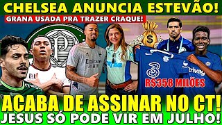 PANTÃO URGENTE ACABOU DE ASSINAR PALMEIRAS USA GRANA DE ESTEVÃO E GARANTE GRANDE CONTRATAÇÃO [upl. by Annaitat]