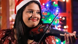 Happy xmas ♥️ jingle Bells violin cover by Aparna Babu christmas cover [upl. by Acirre400]