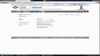 How to register as a tax payer on TRACES [upl. by Prissie]