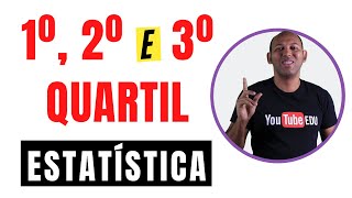 1º 2º e 3º QUARTIL ✅ INTRODUÇÃO À ESTATÍSTICA [upl. by Noet388]