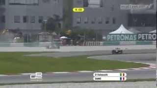 GP2 Malaysia 2012  Massive Flip Crash Davide Valsecchi [upl. by Leva]