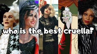 ranking 5 different versions of cruella de vil 🦴🧥🚬 [upl. by Oijimer598]