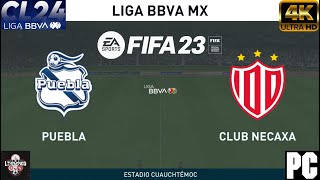 PUEBLA VS NECAXA  LIGA MX FIFA 23 [upl. by Mario]