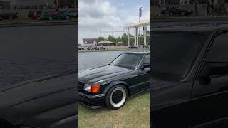 W126 AMGs at Radwood mercedes amg classiccar [upl. by Etneciv900]