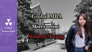 Doshisha Business School Global MBA Alumni experience meet Tuang Sriruangsuk from Thailand [upl. by Rentsch]