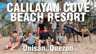 CALILAYAN COVE BEACH RESORT  AFFORDABLE RESORT IN UNISAN QUEZON  Jham Urgelles Vlog [upl. by Eenaj]