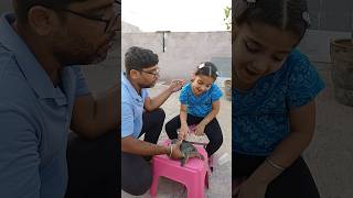 jinisha Apne kachua 🐢 se bhoot payar karti htranding youtubeshorts funny entertainment shorts [upl. by Akyre]