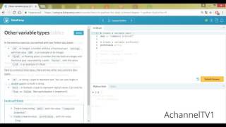 DataCamp  Python Basics Answers Learn Python Video [upl. by Ynove]