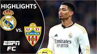 👀 DRAMA GALORE 👀 Real Madrid vs Almeria  LALIGA Highlights  ESPN FC [upl. by Luther]