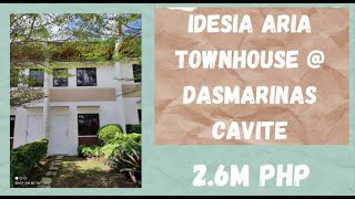 Idesia Aria Townhouse Tour  Dasmarinas Cavite  26 Million Pesos  Hanapbahay [upl. by Enttirb]