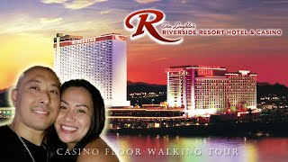 DON LAUGHLINS RIVERSIDE RESORT amp CASINO walking tour amp BUFFET Review [upl. by Adnaluy825]