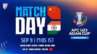 China vs India  AFC U23 Asian Cup 2024 Qualifiers  LIVE [upl. by Koehler488]