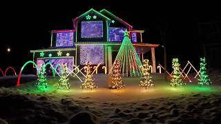 Trista Lights 2016 Christmas Light Show  Featured on ABCs The Great Christmas Light Fight [upl. by Repohtsirhc]