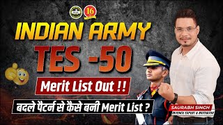 Indian Army TES 50 Merit List Out  TES 50 CUT OFF MARKS  Army TES 51 SSB Dates  SSB Coaching MKC [upl. by Leor]