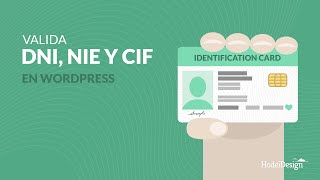 Valida DNI NIE NIF y CIF en formulario Wordpress [upl. by Pavier788]