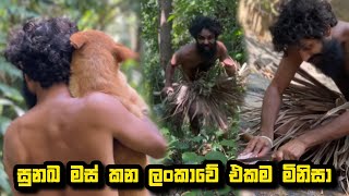 බලු මස් ආහාරයට ගන්න ලංකන් වැද්ද මෙන්න  vedda [upl. by Narayan]