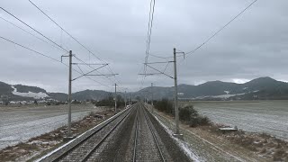 Cabview 4K Siemens Vectron 383 1062 IC 44 Košice  BratislavaPetržalka  sound  16012024 [upl. by Ydnal]