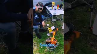 sweden schweden nature fire campervan camper camper music [upl. by Annohsat58]