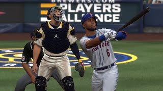 New York Mets vs Milwaukee Brewers  NL Wild Card 2024 Game 2 Full Highlights MLB The Show 24 Sim [upl. by Naellij]