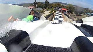 Record Racer Water Slide at Funfields [upl. by Hoban]