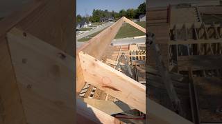 28 foot Rafters framing construction work rafter buildingmaterial [upl. by Idnir]