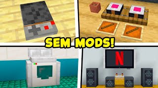 🚀 7 CONSTRUÇÕES HACKS que VOCÊ PODE FAZER no MINECRAFT BEDROCK [upl. by Toscano]