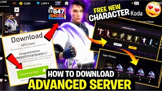 How To Download Advance Server Free Fire  Ob47 Advance Server Download Link  Ff Advance Serve link [upl. by Annej713]